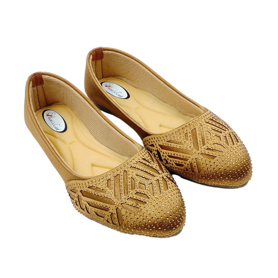 Shoe On Cart Golden Sand Color Fancy Belly Shoe On Cart Golden Sand Color Fancy Belly