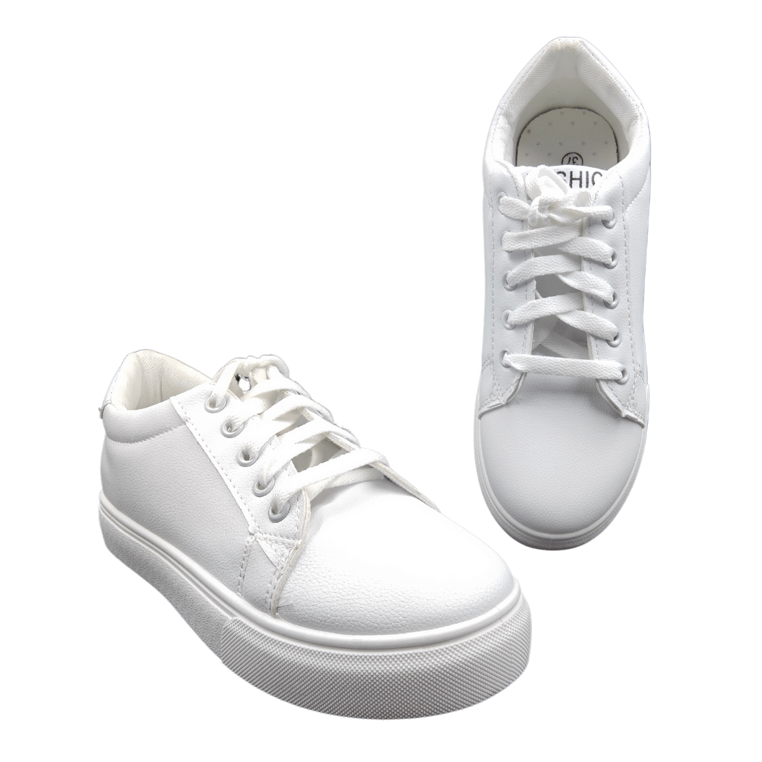 Shoe on Cart White Sneakers for Women White Womens Shoes